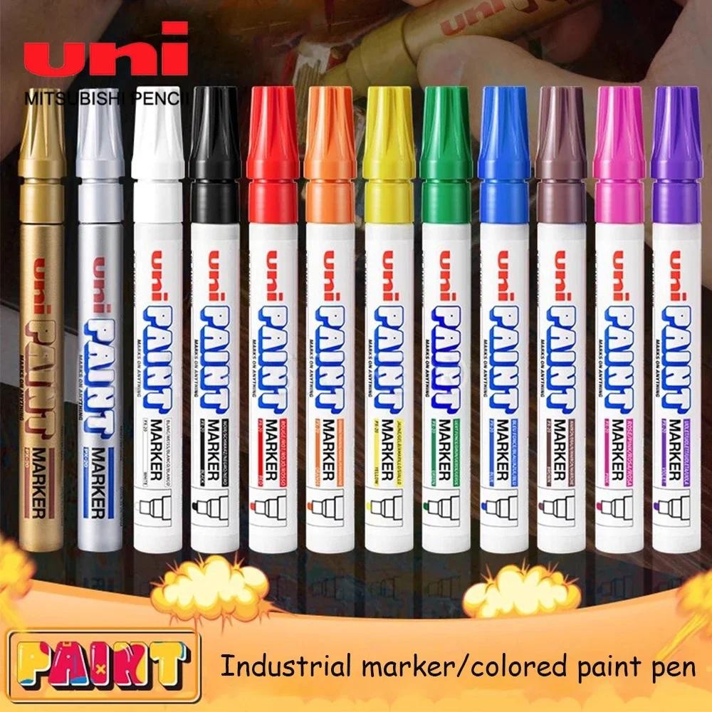 

1pcs Japan UNI Px-20 Paint Pen Based Markers Touch-up Pen Waterproof Industrial Non-fading Tire Marker Permanent Art Supplies