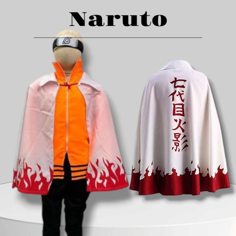 saleJubah Anime Cosplay Naruto Hokage 7 Versi Batwing Taliterlaris