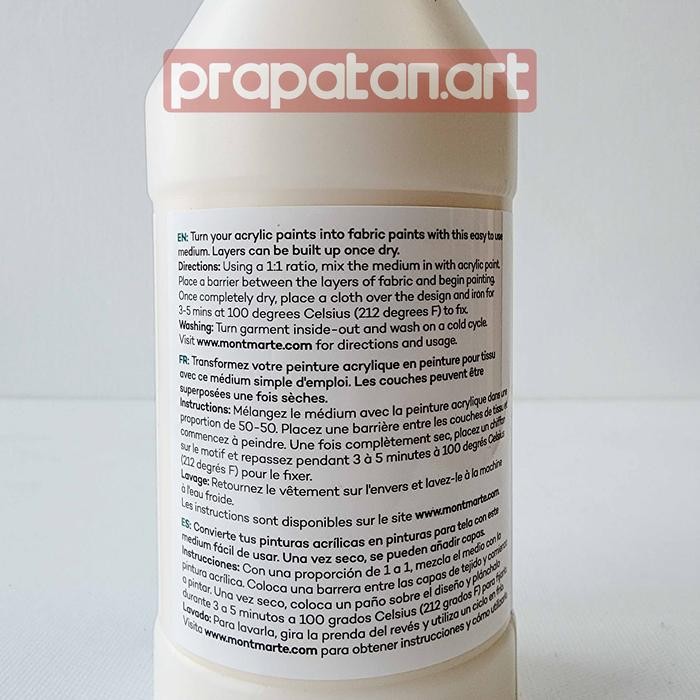 

Mont Marte Fabric Paint Medium 250ml | Medium Cat Tekstil