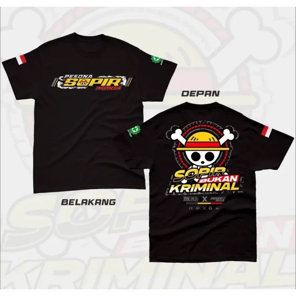 Kaos Pesona Sopir Indonesia / Baju Distro Pesona Sopir Indonesia / Kaos Atasan Pria Dan Wanita
