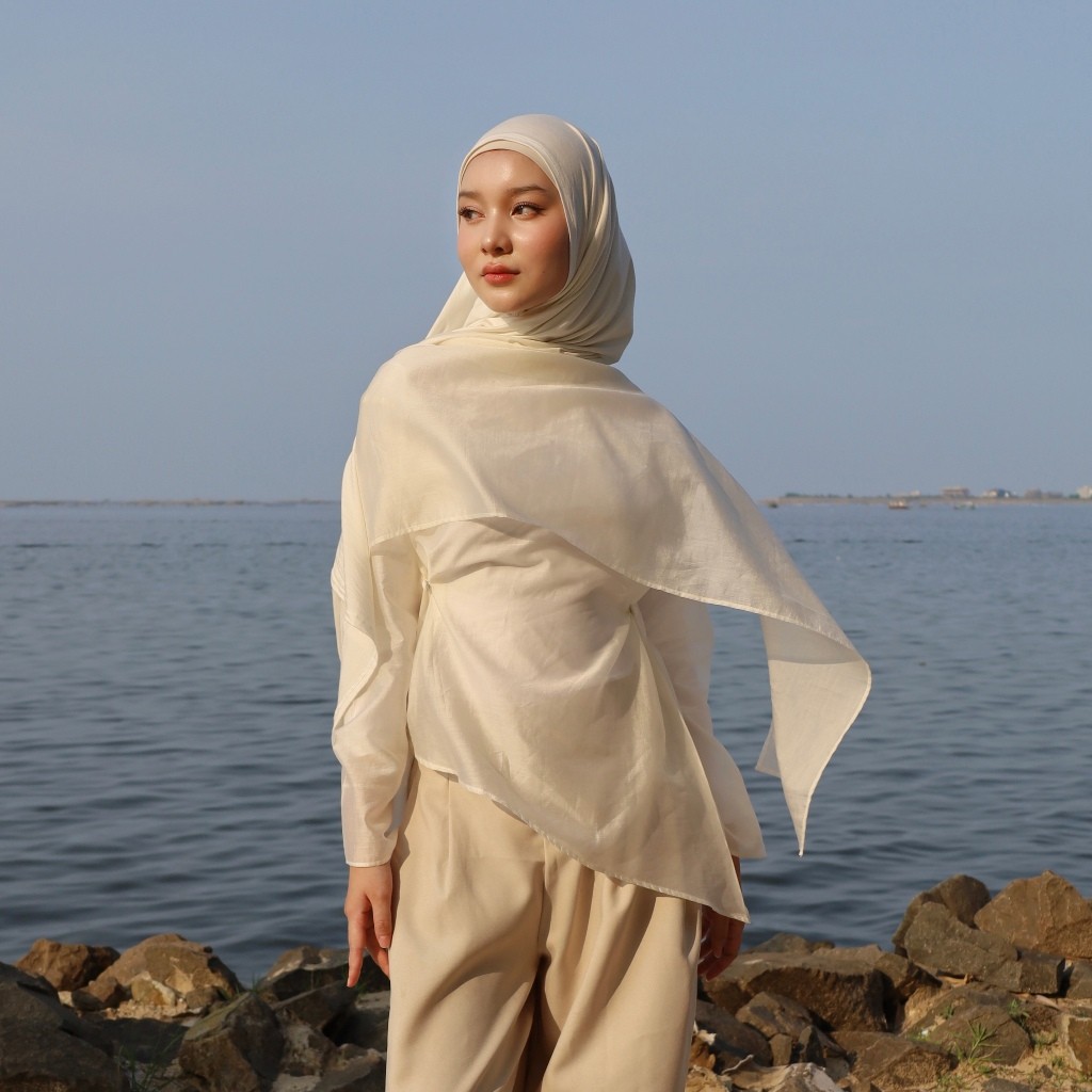 Solea Shawl Longsleeve Top by Pastelly Outfit