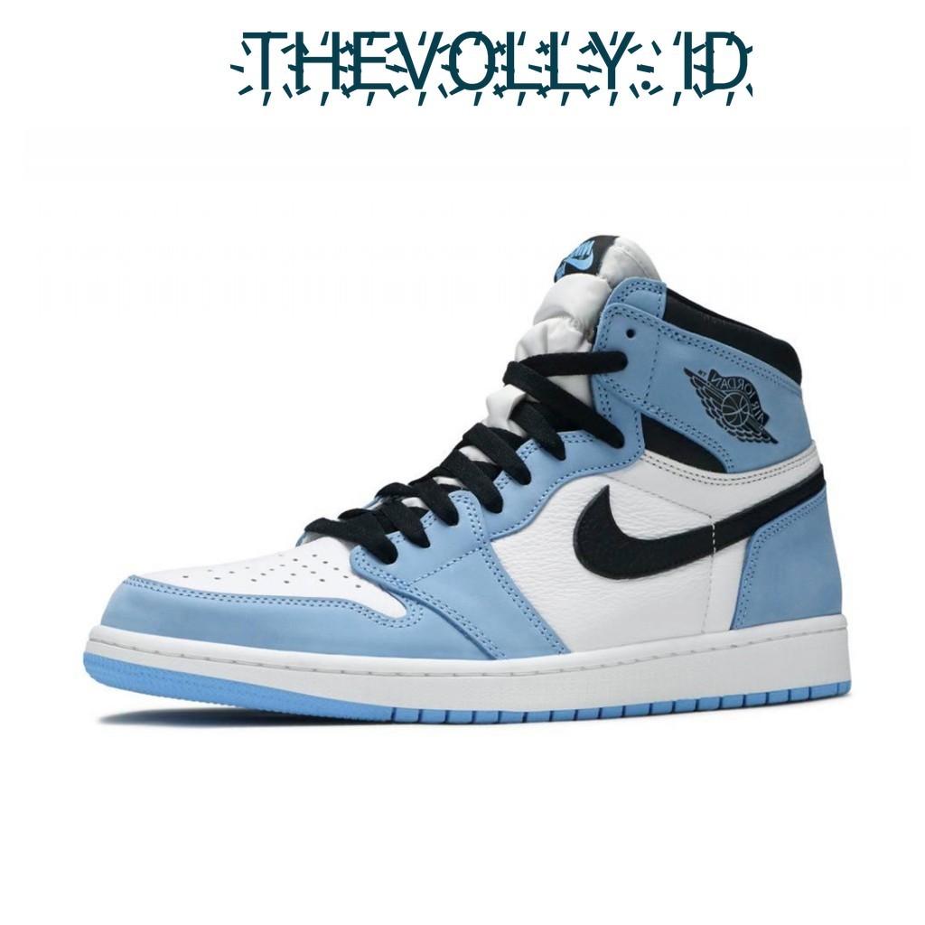Sepatu Basket Nike Air Jordan 1 High University Blue UNC BNIB Original / Sneakers Pria
