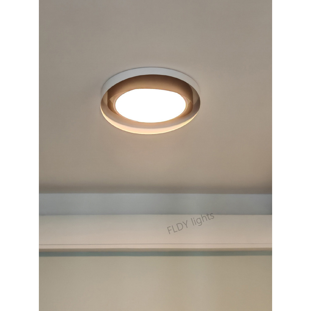 

Dimmable Eye Protection LED Chandelier Modern Living Room Bedroom Study Ceiling Light Restaurant Circular LED Light
