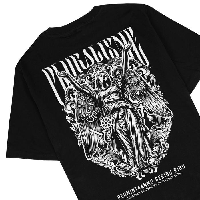(TOP) Beseldi - Kaos Baju Distro Pluralisme Permintaanmu Beribu-ribu Depan Belakang Tshirt Religi Ag