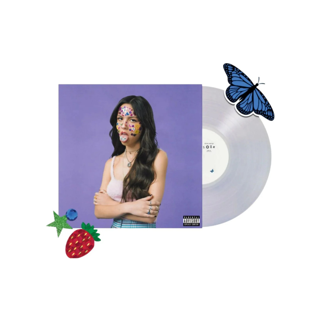 Olivia Rodrigo - SOUR clear crystal vellum vinyl