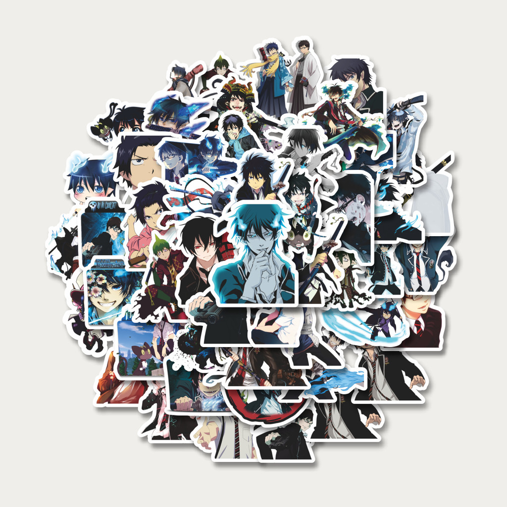 

Sticker Pack Stiker Anime Series Blue Exorcist Character Mix | Sticker TUMBLR | Stiker LAPTOP KOPER HELM