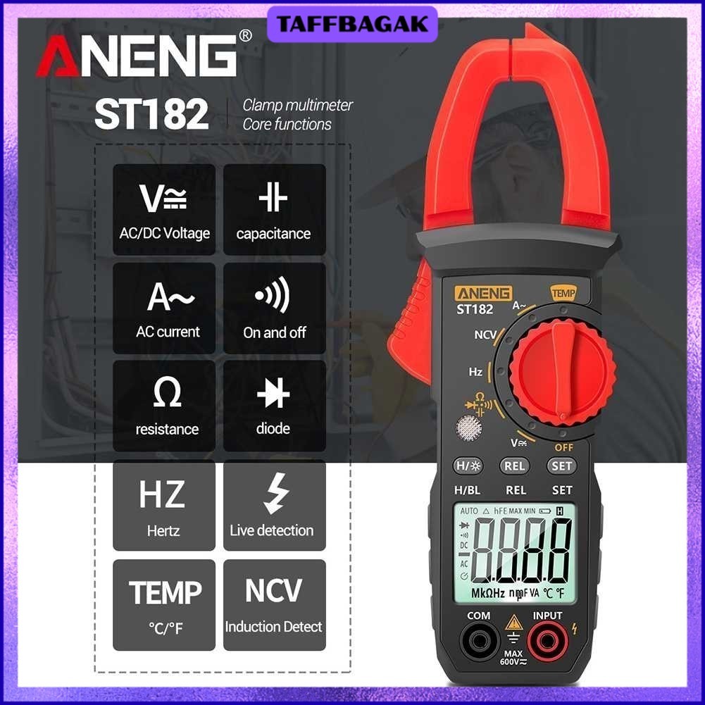 ANENG Digital Multimeter Voltage Tester Clamp Meter Auto Shutdown - ST182