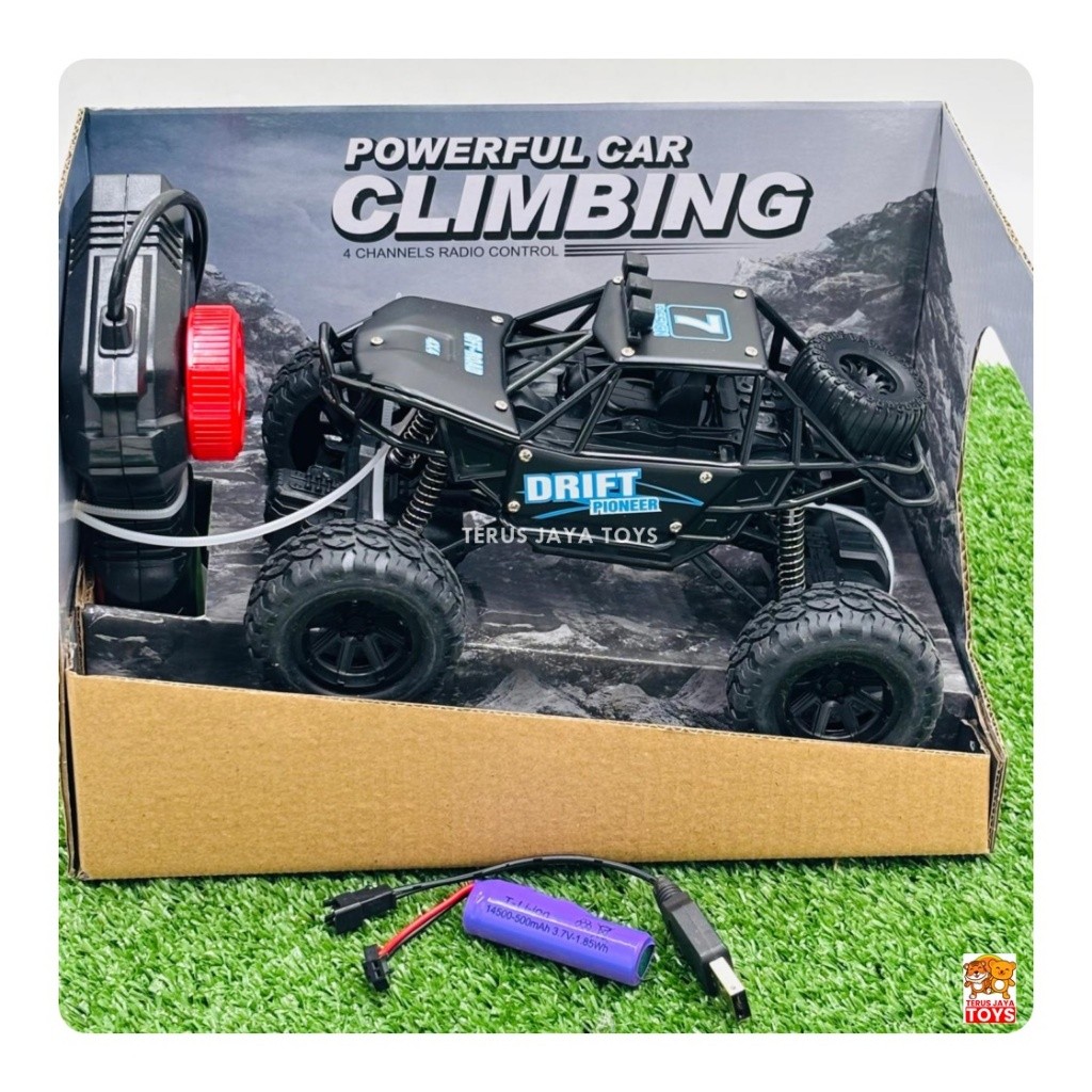 Mainan mobil remote kontrol jeep offroad batman charger - jeep remot mainan