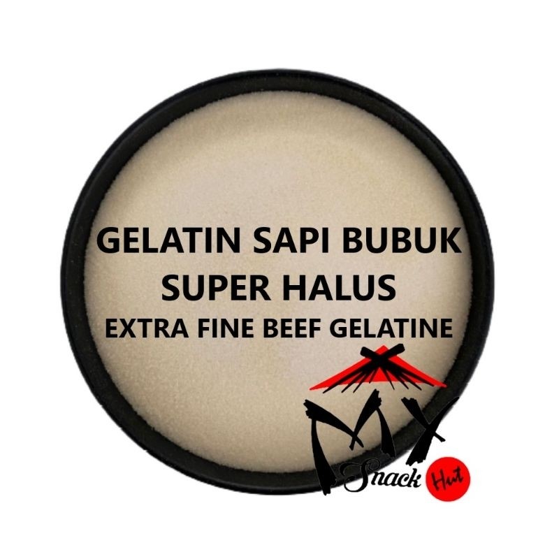

GELATIN SAPI 25GR BEEF GELATINE EDIBLE POWDER ROUSELLOT HAKIKI BUBUK PUDDING ICE CREAM HALUS HALAL