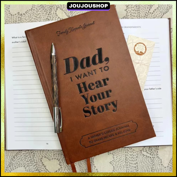 

Buku Jurnal Leather Journal Personalized Father Guided Notebook - BK3