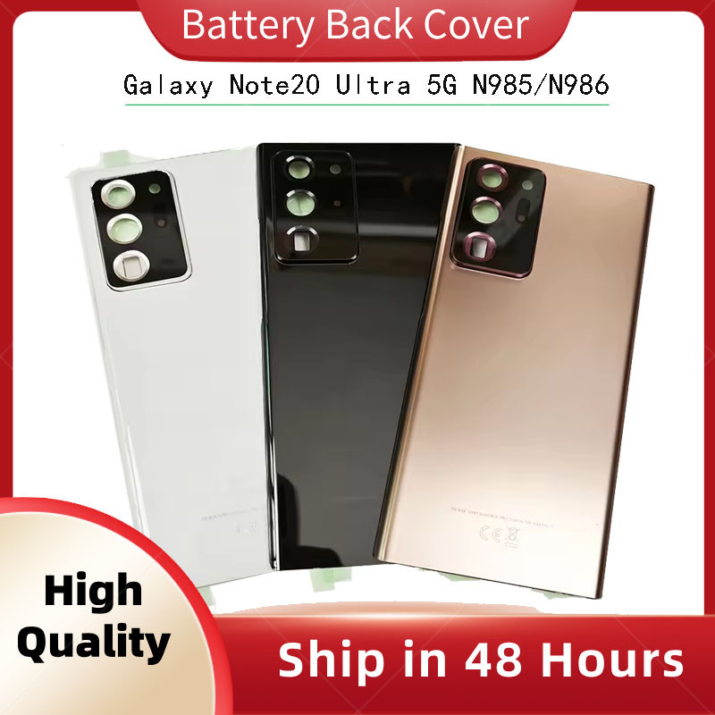 N985/6 ,Note 20 Ultra Back Glass Cover For Samsung Galaxy Note20 Ultra 5G ,Back Door Replacement Bat