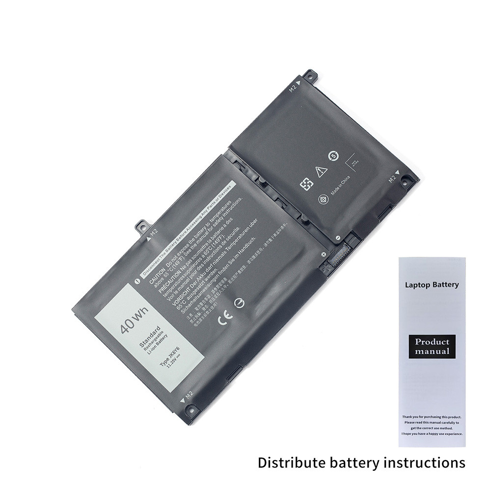 JK6Y6 Laptop Battery For Dell Inspiron 5300 5400 2-in-1 5406 2-in-1 7405 2-in-1 Latitude 3410 3510 V