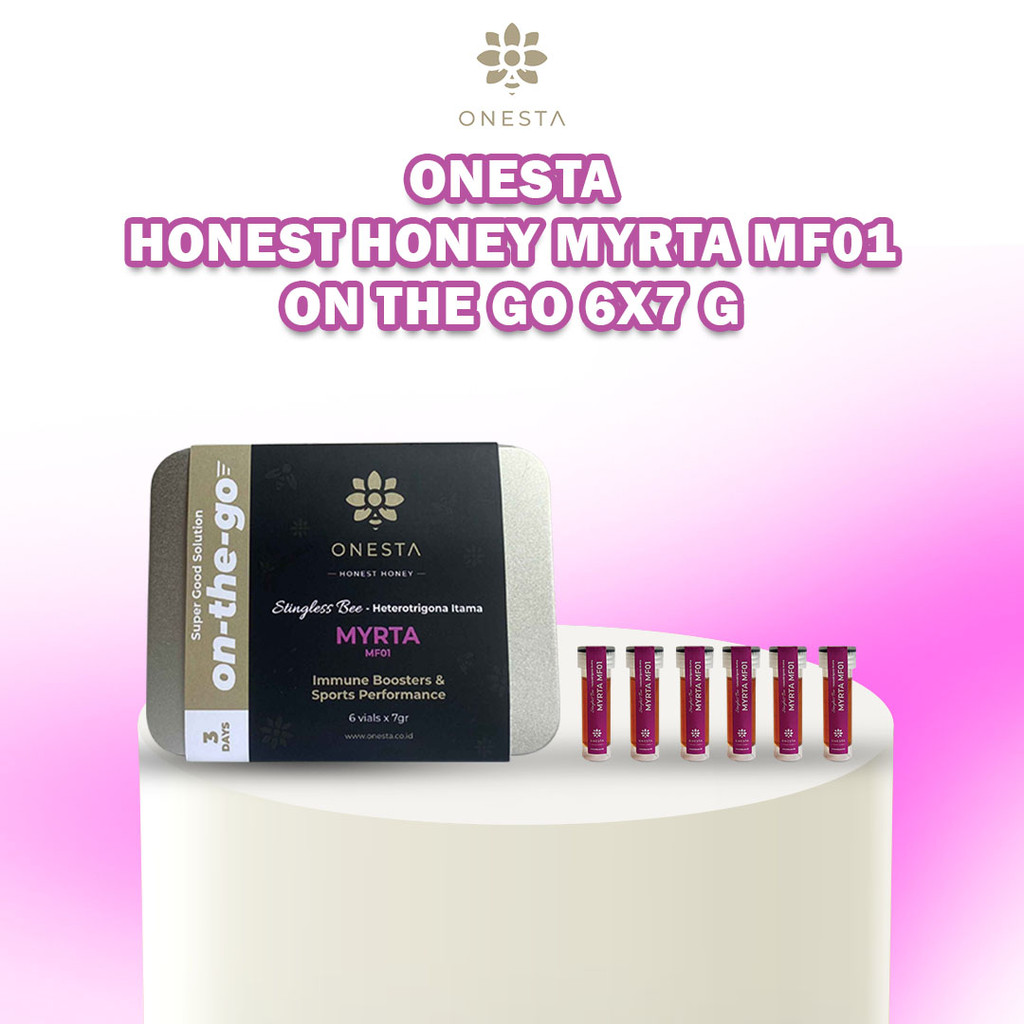 

Onesta Honest Honey MYRTA MF01 On The Go 6x7gr-Madu Premium 100% Asli & Murni