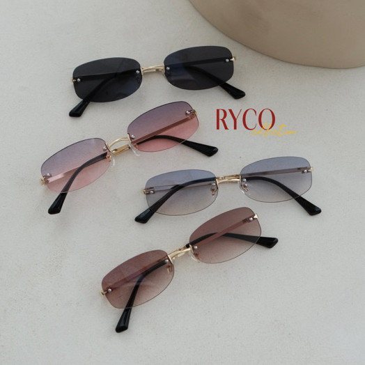 New Ryco Jolla Kacamata Fashion Frameless Stainless SteelPremium
