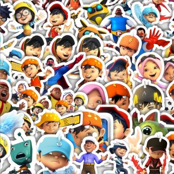 

Stiker Cutting Pack Stiker Kartun Series Boboiboy Karakter Mix Isi 100Pcs Series Aesthetic Lucu Keren Untuk Koper Bahan Vynil