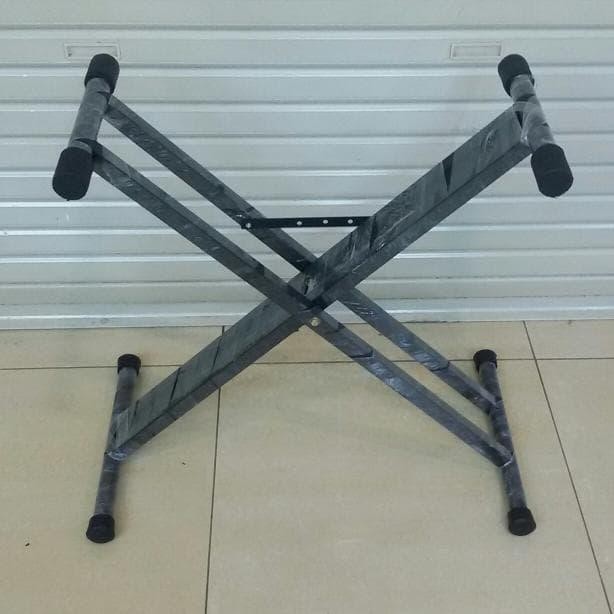Hot Produk stand keyboard yamaha stand piano techno casio stand double  Terbaik dan Terlaris