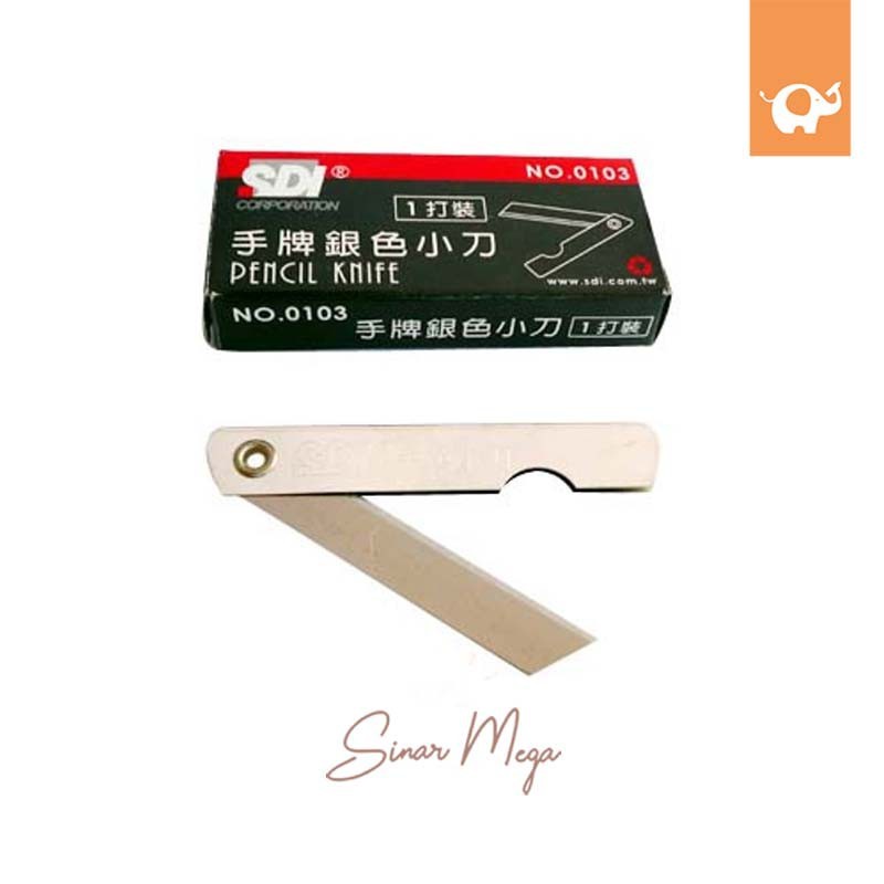 

SDI Pisau Lipat 0103 DIJUAL 1 SET isi 12pcs Murah