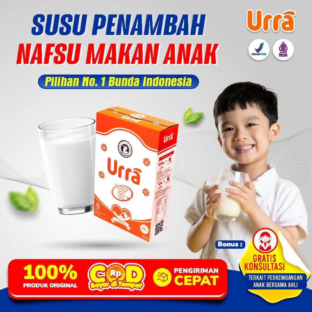 

Susu Kambing Etawa URRA – Tinggi Kalsium – Aman Lambung – Halal BPOM 200gr