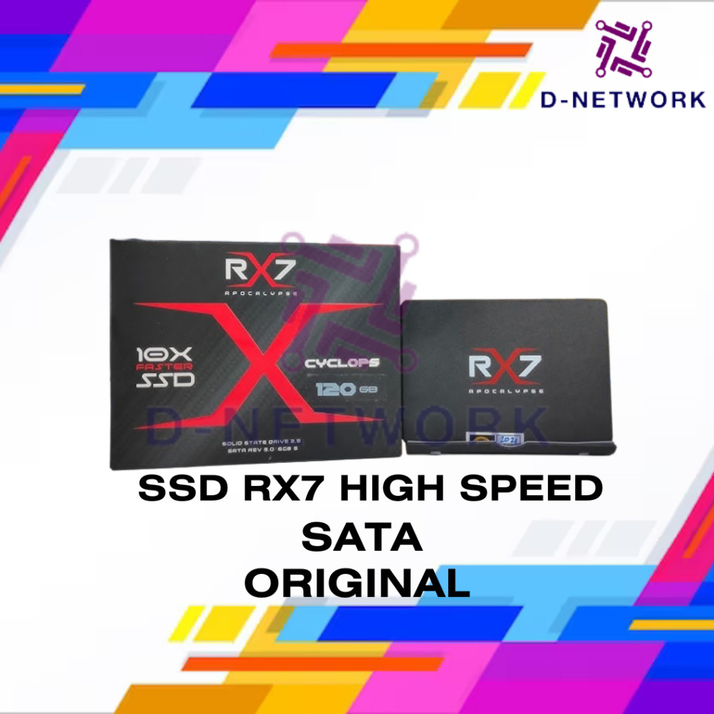 SSD SATA RX7 256GB/512GB/128GB ORIGINAL GARANSI RESMI