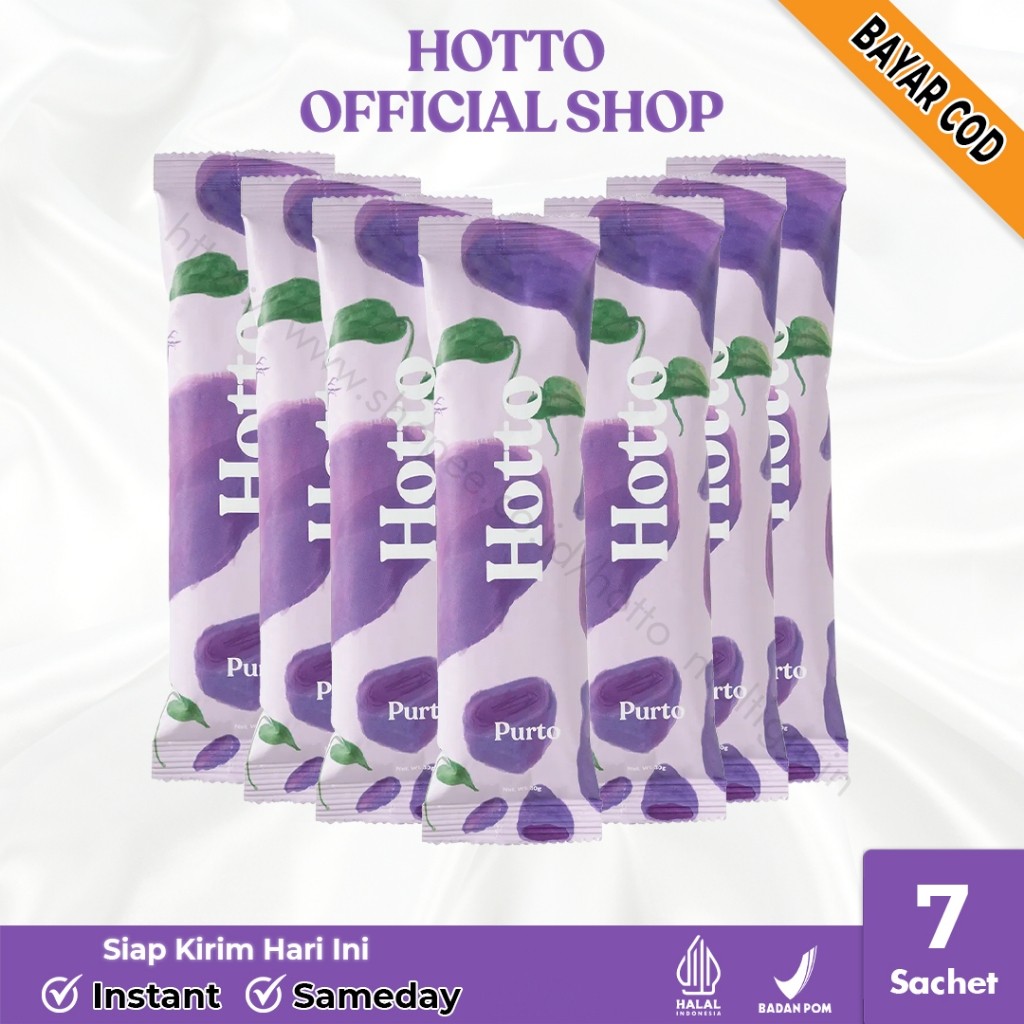

PROMO Hotto Purto Multigrain with Purple Potato (1 Pouch) Sarapan Sehat Oatmeal