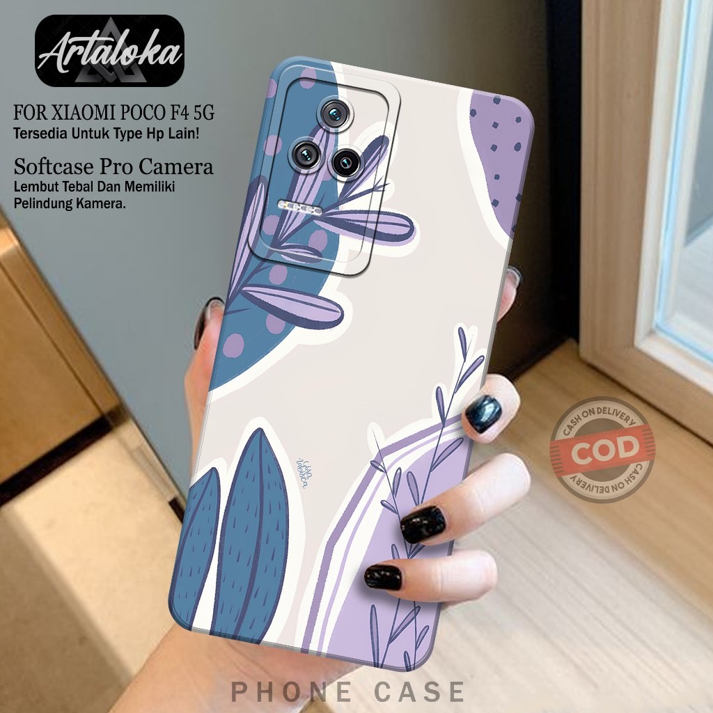 Softcase Hp Xiaomi Poco F4 5G Fashion Case Pattern Case Poco F4 5G Silikon TPU Pro Camera Casing Poc