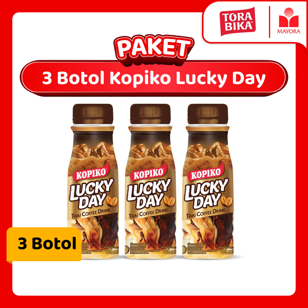 

Paket 3 Botol Kopiko Lucky Day