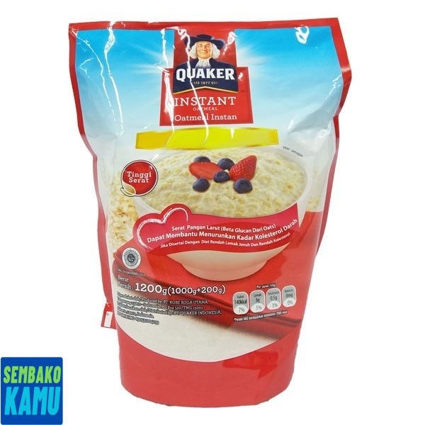 

Quaker Instan Oats 1200 gr