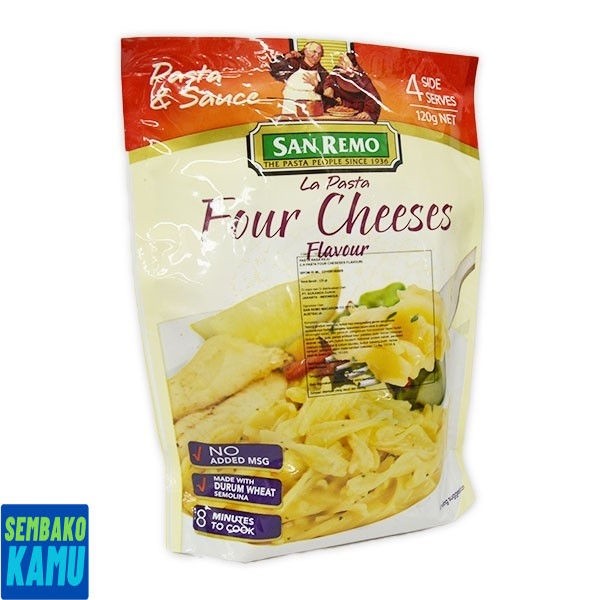 

Sanremo La Pasta Four Cheeses 120 gr