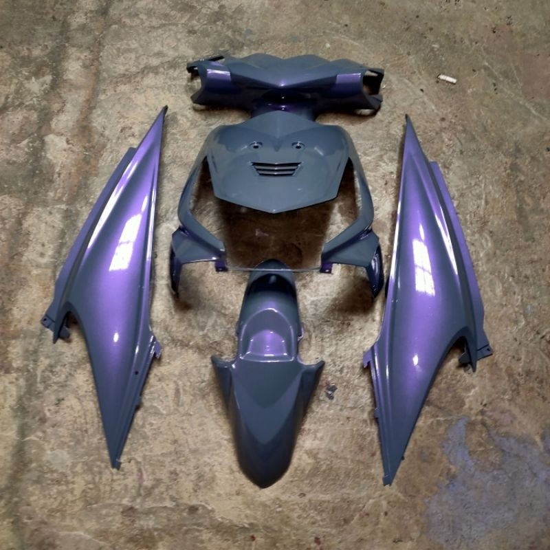 Full Body Bodi Halus Alus Honda Beat Karbu NardoGrey Lembayung Ungu