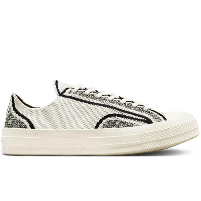 Sepatu Sneakers Pria Converse Chuck 70 High Renew Knit Egret 171487C
