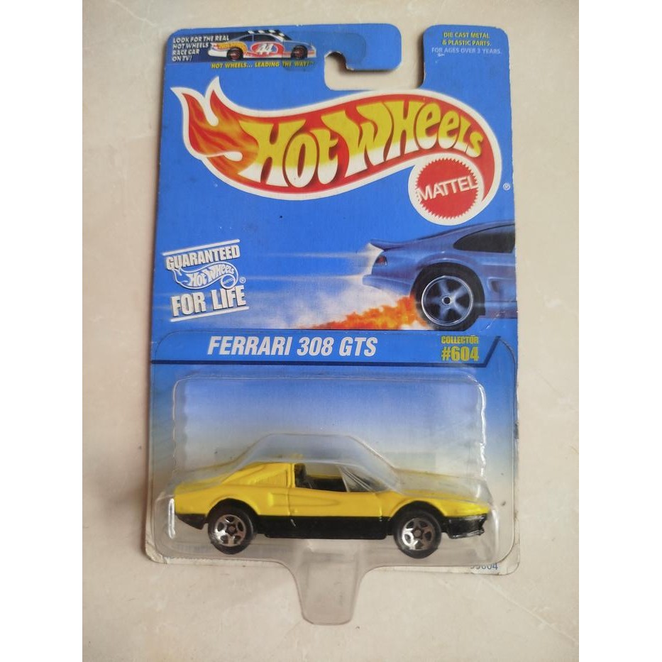 HOT WHEELS - FERRARI 308 GTS  AUTHENTIC TOURING ROOF  RARE