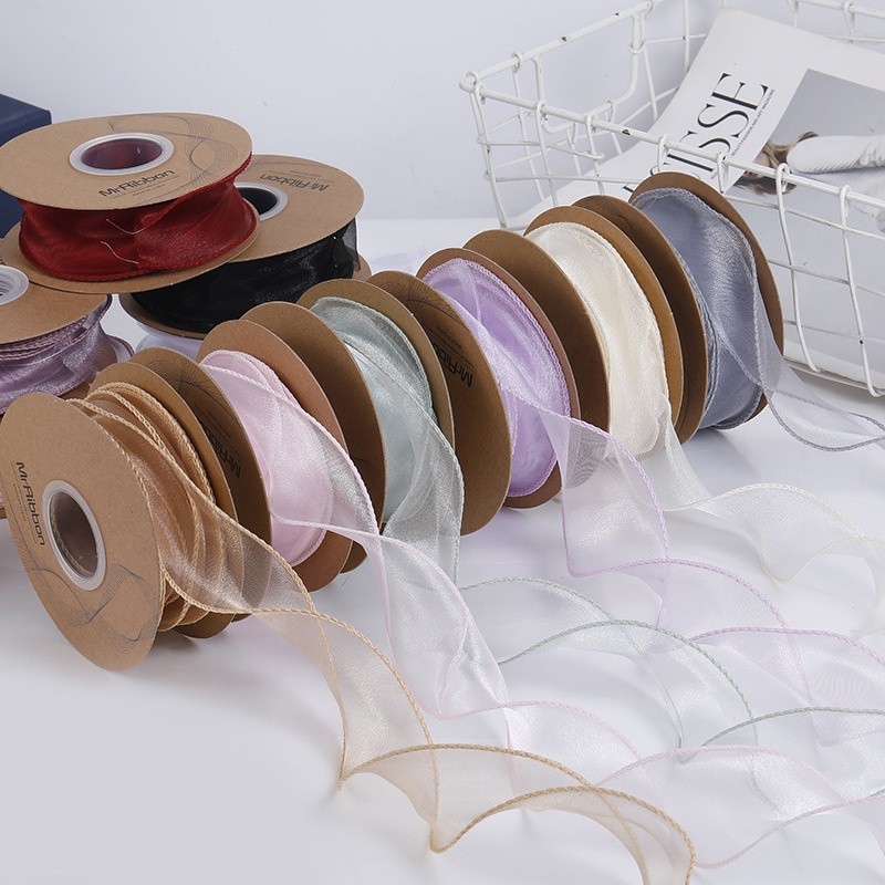 

[1 ROLL 10 Yard] Pita Korea Fishtail Ribbon / PITA BOUQUET | Ribbon fish tail list gold
