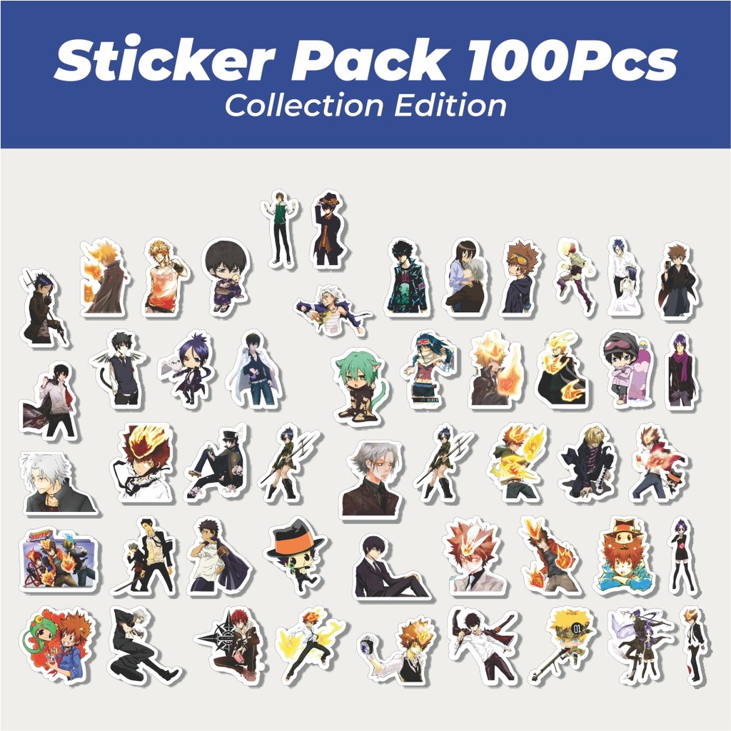

Hot Stiker Anime Series Reborn Karakter Mix 3 Lucu Anti Air Stikers Berperekat Waterproof Sticker Decal Buat Motor Helm Buku Journal Koper Casing HP Laptop Botol Minum