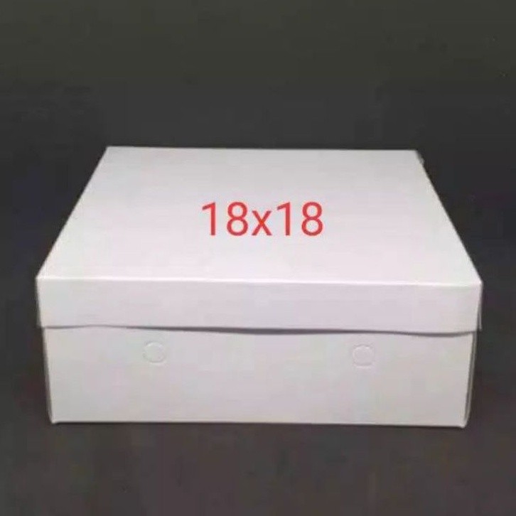 (100pcs) Dus Polos 18x18 / Dus Kotak Nasi 18 x 18