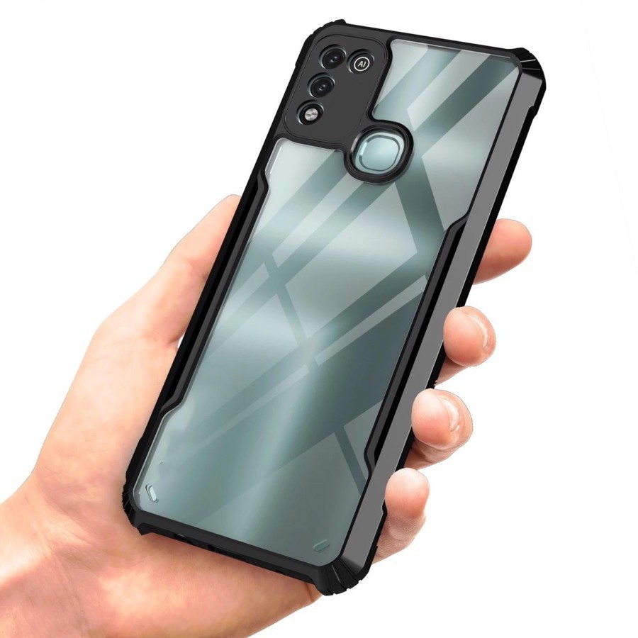 Case Infinix Hot 10s Softcase Hybrid Transparan Hard Case Premium