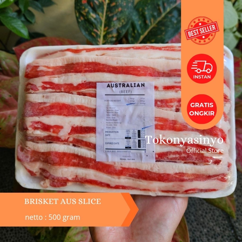 

Brisket AUS Slice 500gr — Premium Quality!
