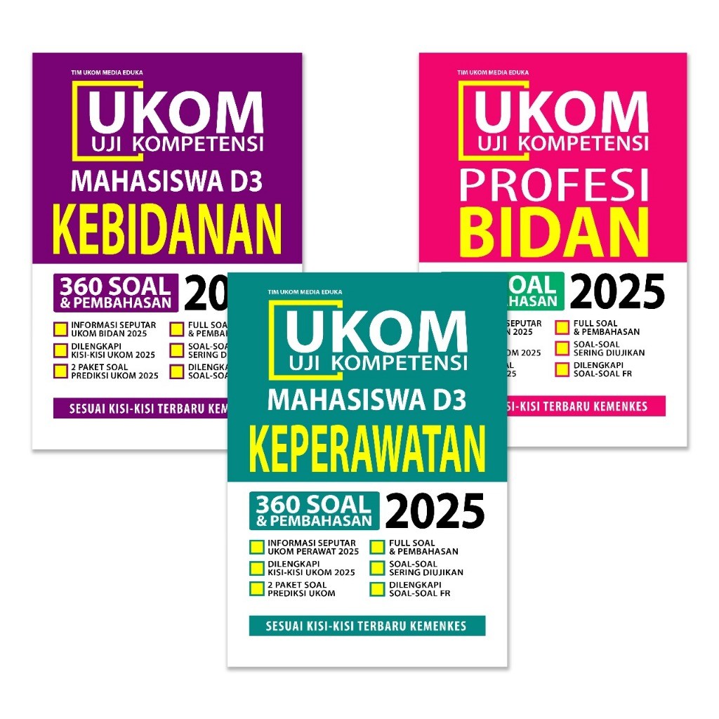 Buku Tes- Uji Kompetensi-UKOM Uji Kompetensi D3 Kebidanan-Keperawatan-Kebidanan- 2025