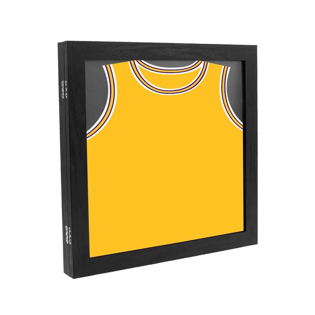 

Jersey Display Frame Wood T Shirt Display Case 13x13inch Shadow Box Multifunctional Shadow Box Frame for Jerseys Memorabilia