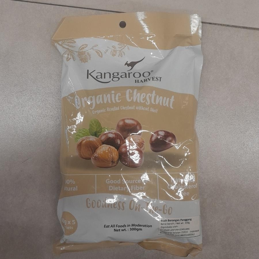 

Kangaroo Organic Chestnut Kacang Kastanya Import ( isi 5 )