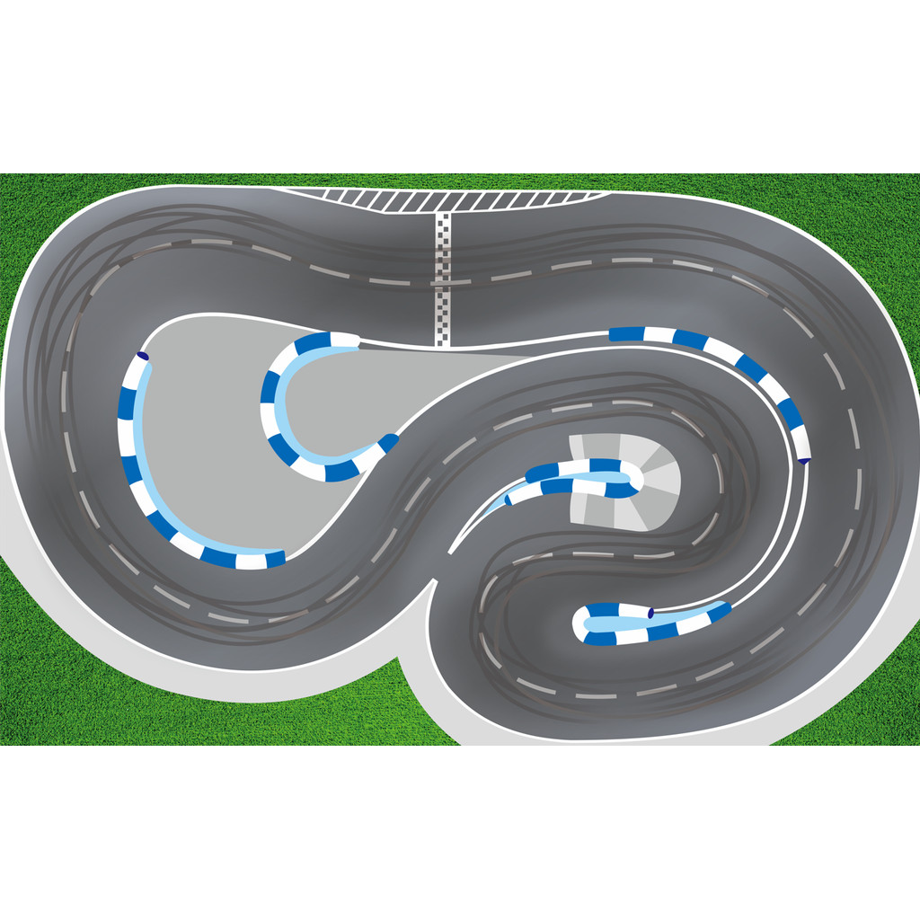 2.4 Meter Length Drift Track Runway Racetrack for RC 1/28 1/24 Kyosho Mini-Z Mini-Q XRX HGD1 DRZ AMG