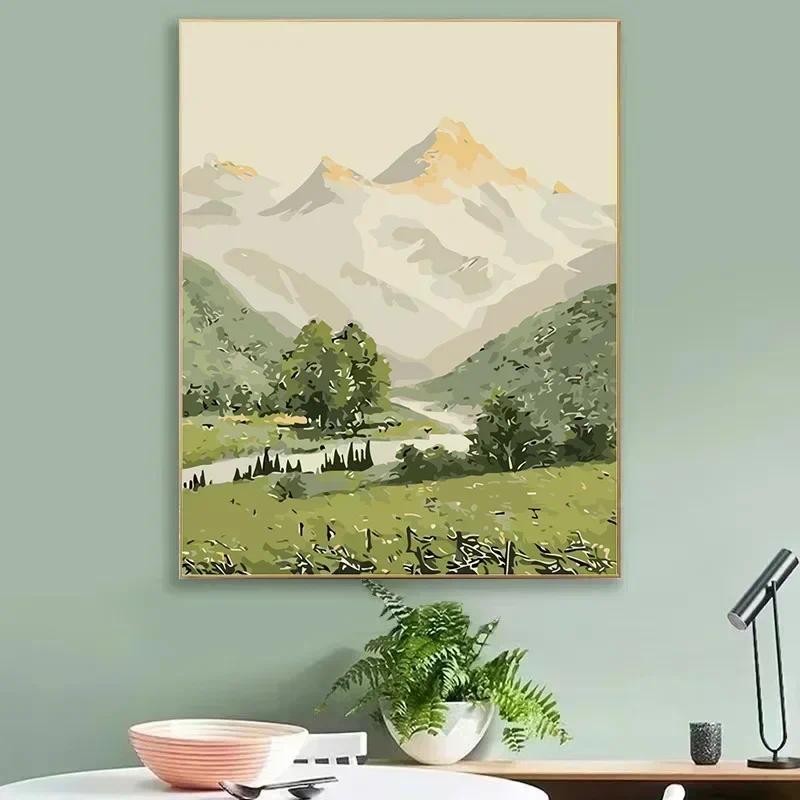 

Tulip DIY Digital Acrylic Flower Painting, Hand-Filled Landscape Painting, Explosion, 26191