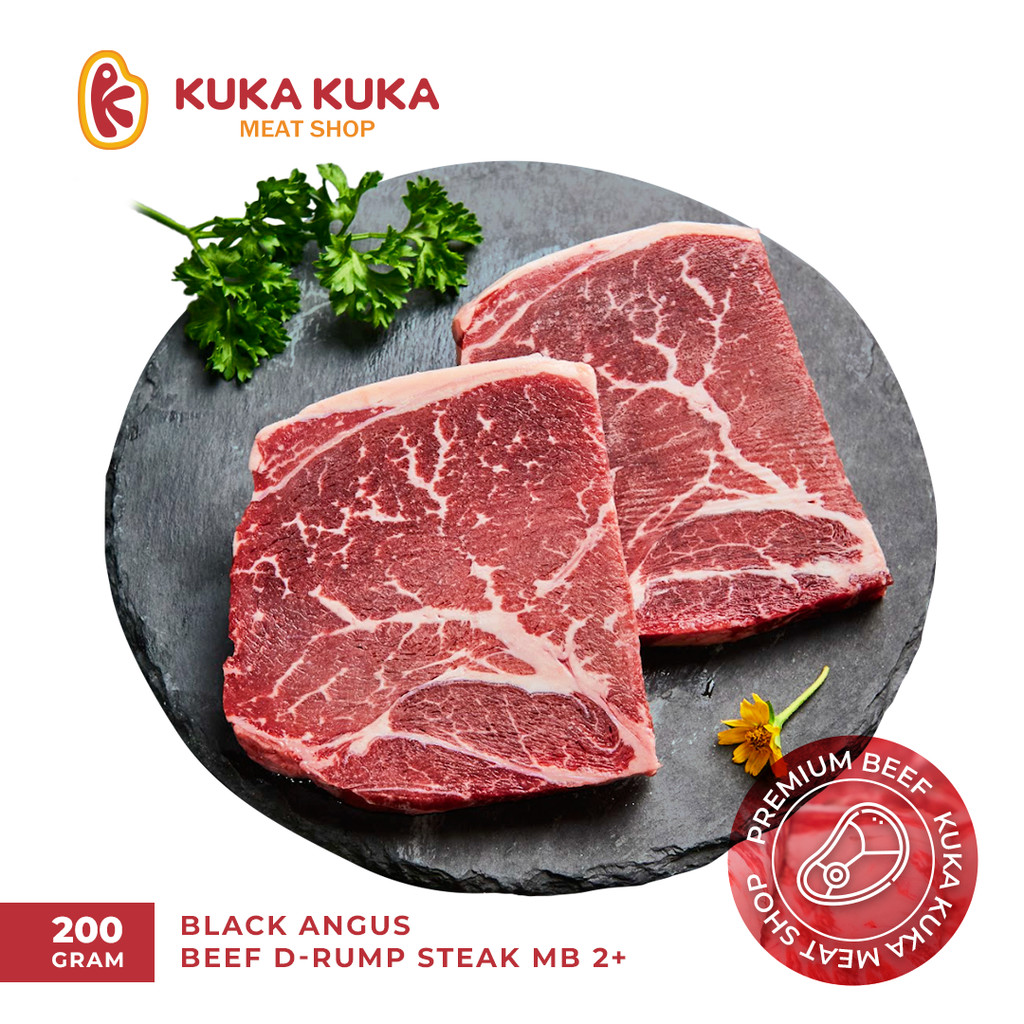

Kuka - Beef Angus D-Rump Mb 3 Steak - Premium Beef 200gr