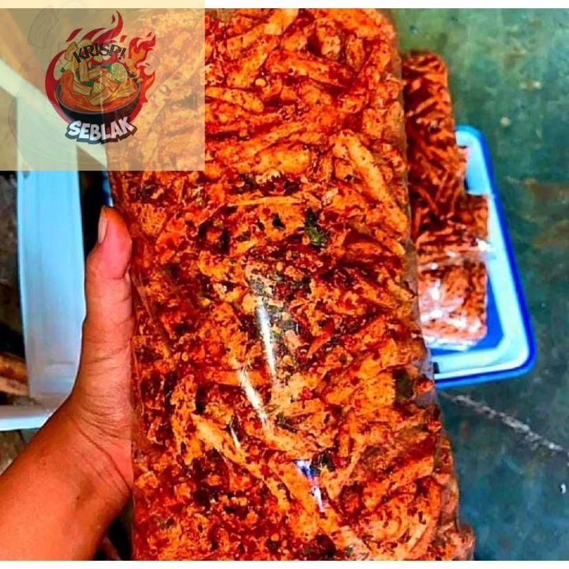 

(Seblak krispi) Basreng stik pedas daun jeruk 1kg