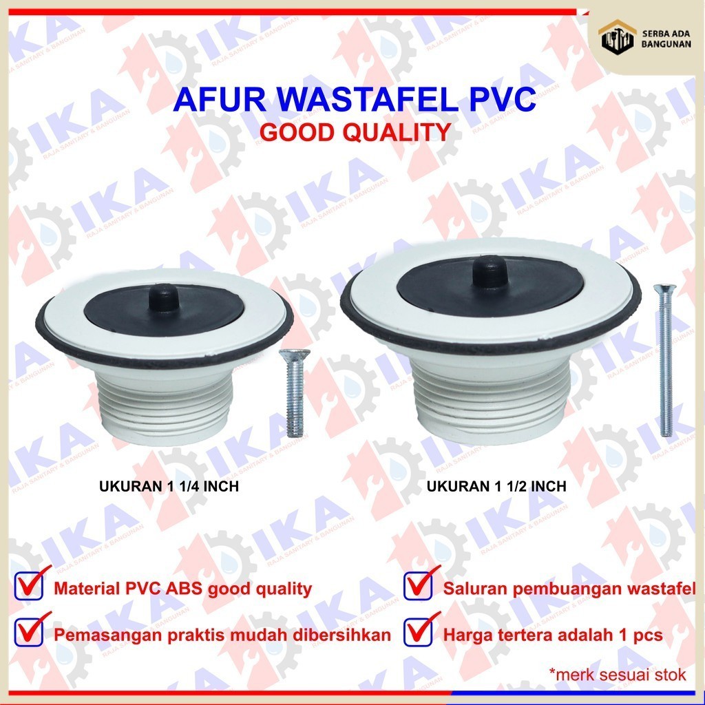 SAB AFUR WASTAFEL/KEPALA AFUR WASTAFEL PEMBUANGAN PENUTUP/AFUR WASTAFEL PLASTIK FULL SEMUA TERMURAH
