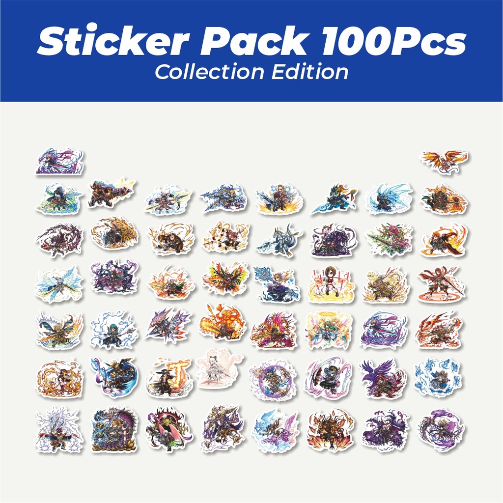 

Hot Stiker Game Series Brave Frontier Karakter Mix 3 Lucu Anti Air Stikers Berperekat Waterproof Sticker Decal Buat Motor Helm Buku Journal Koper Casing HP Laptop Botol Minum