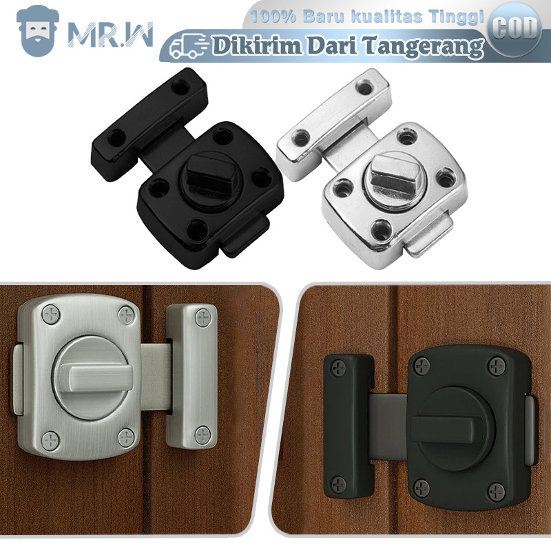 Grendel Putar Grendel Slot Pintu Jendela Metal Slot Pintu Kamar Mandi Grendel Slot Selot Jendela