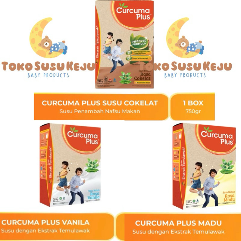 

CURCUMA PLUS SUSU PENAMBAH NAFSU MAKAN SUSU CURCUMA