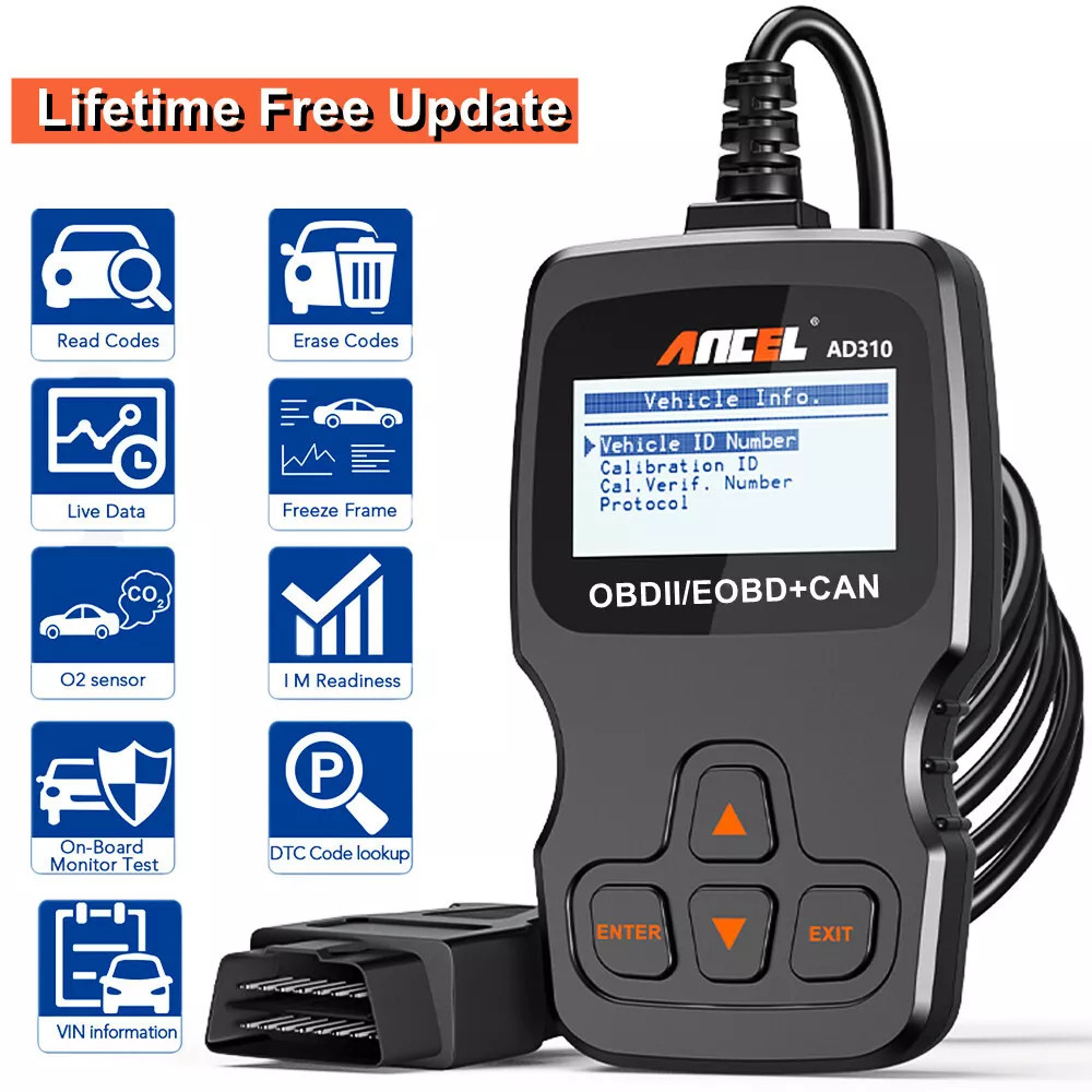 ANCEL AD310 Universal Obd2 Scanner Car Scanner Car Diagnosis Odb2 Car Diagnostic Tool OBDII Car Diag