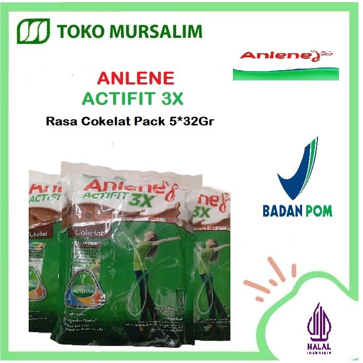 

Anlene Actifiti 3x Pack 5*32gr- Rasa Vanila&Cokelat