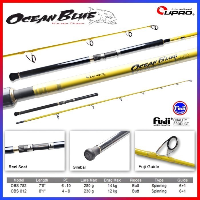 JORAN PANCING EUPRO OCEAN BLUE OBS812 - OBS782 SPINNING | JORAN POPPING | ROD POPPING -
